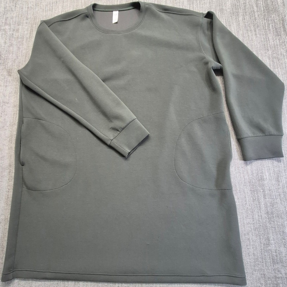 Spanx Air Essentials gray‎ crewneck tunic sweatshirt women's 2X stretch pockets